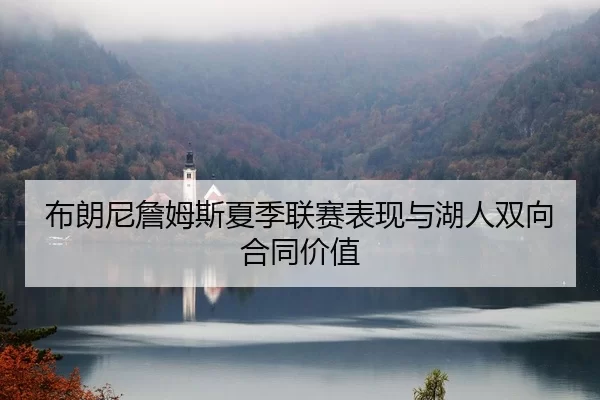 布朗尼詹姆斯夏季联赛表现与湖人双向合同价值